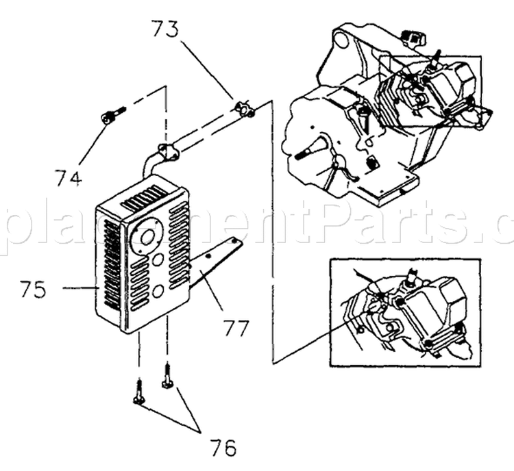 Page F Diagram and Parts List for 9782-4  Briggs and Stratton Generator